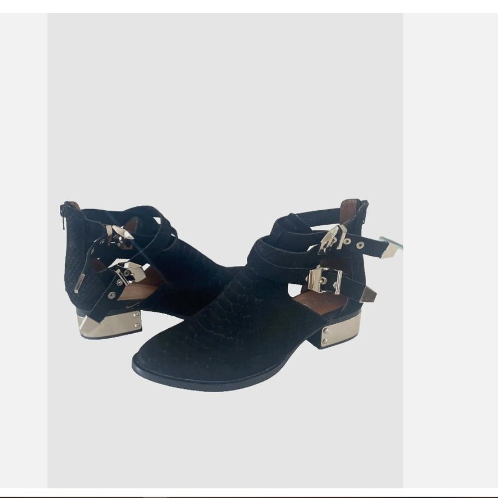 Jeffrey Campbell Ibiza Black Booties Size 38/8